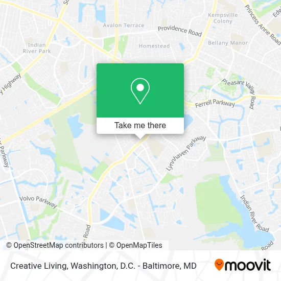 Creative Living map