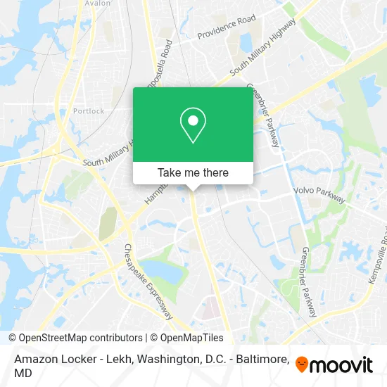 Amazon Locker - Lekh map
