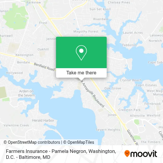 Farmers Insurance - Pamela Negron map