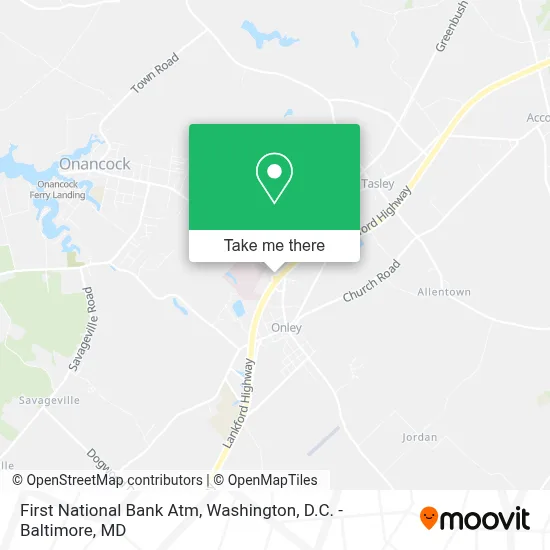 First National Bank Atm map