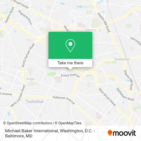 Michael Baker International map
