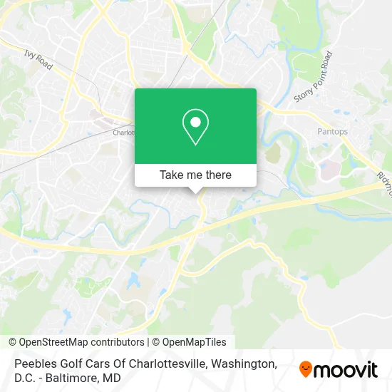 Peebles Golf Cars Of Charlottesville map