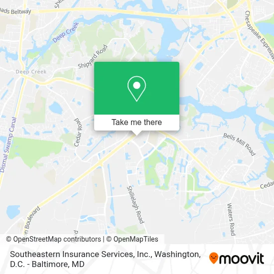 Southeastern Insurance Services, Inc. map