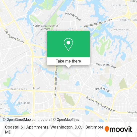 Coastal 61 Apartments map