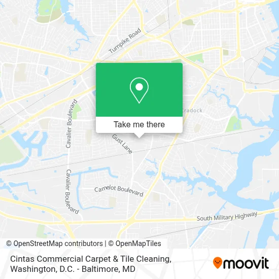 Cintas Commercial Carpet & Tile Cleaning map