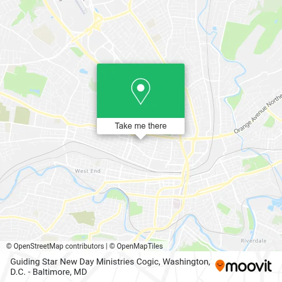 Guiding Star New Day Ministries Cogic map