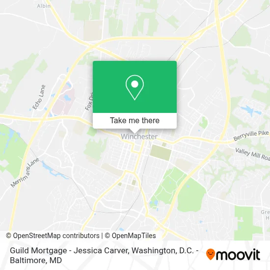 Guild Mortgage - Jessica Carver map