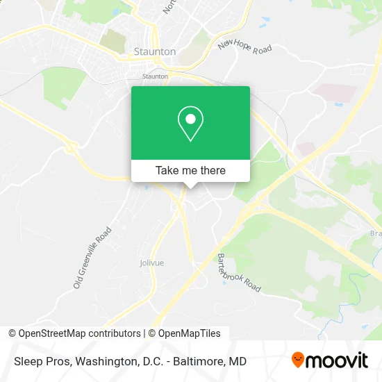 Sleep Pros map