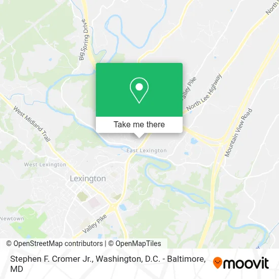Stephen F. Cromer Jr. map