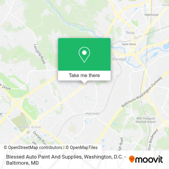 Blessed Auto Paint And Supplies map