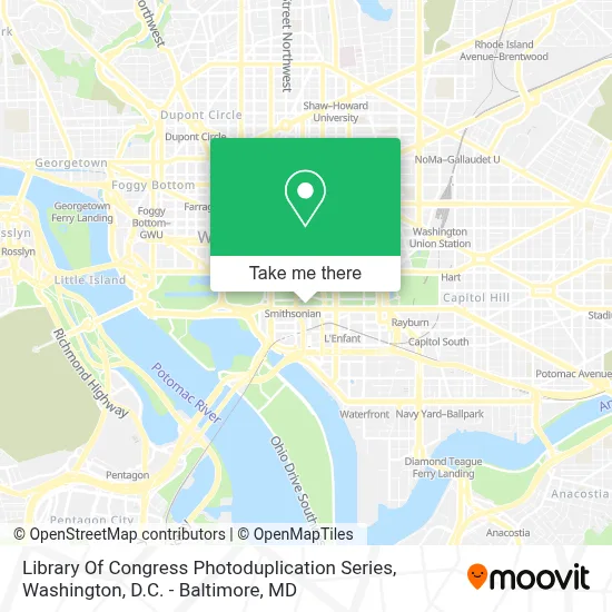 Library Of Congress Photoduplication Series map