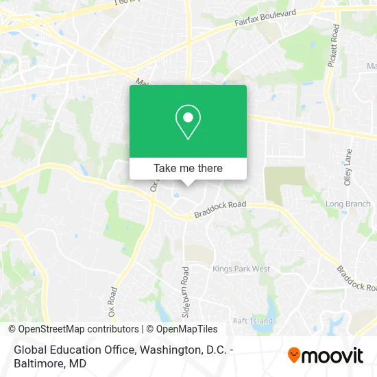 Global Education Office map