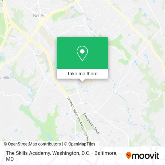 The Skills Academy map