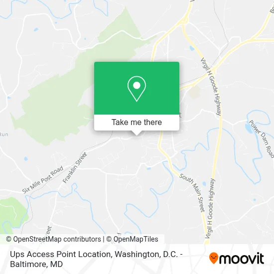 Ups Access Point Location map