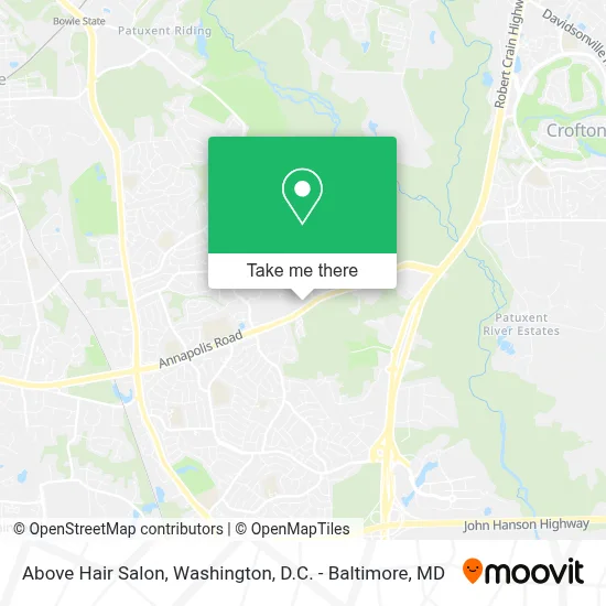 Above Hair Salon map