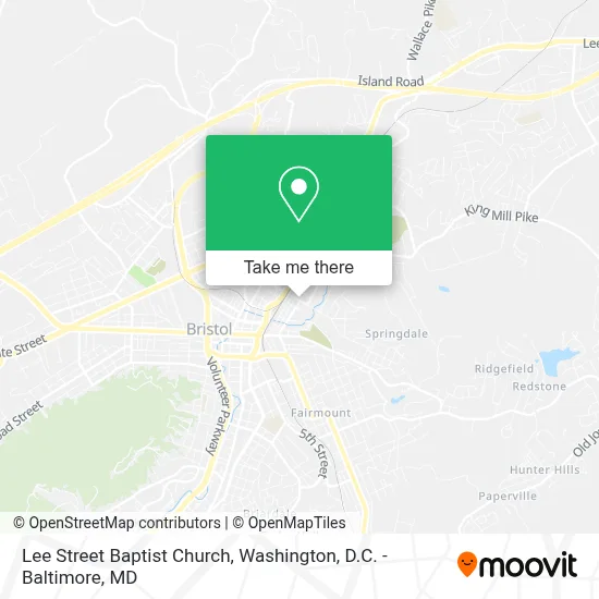 Lee Street Baptist Church map