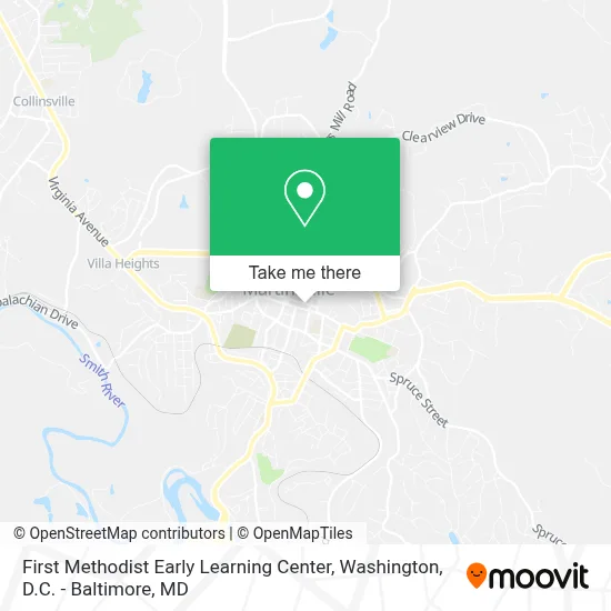 First Methodist Early Learning Center map