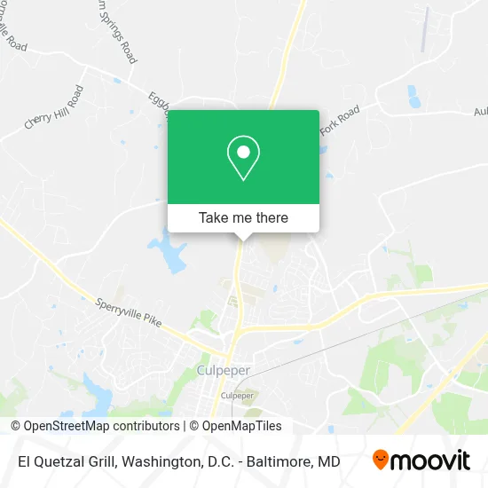 El Quetzal Grill map