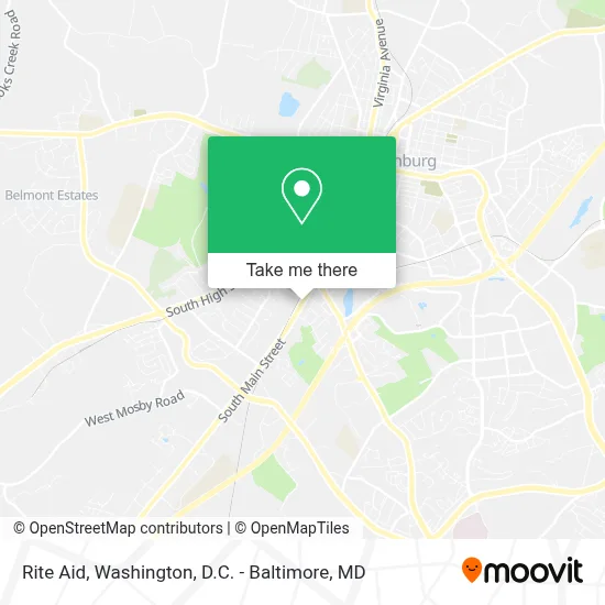Rite Aid map