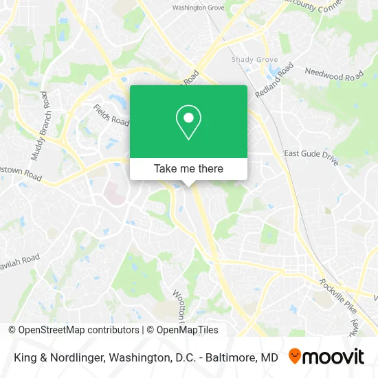King & Nordlinger map