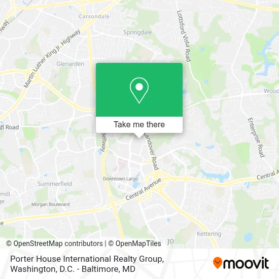 Porter House International Realty Group map
