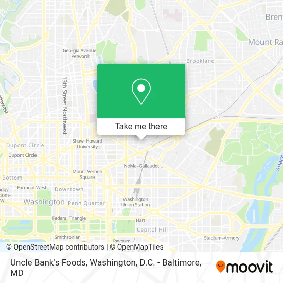 Uncle Bank's Foods map