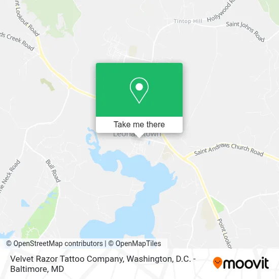 Velvet Razor Tattoo Company map