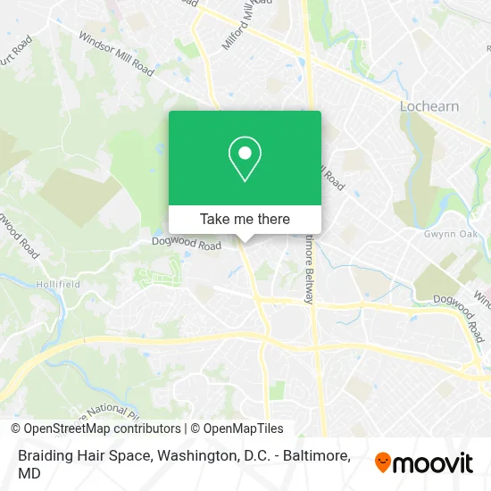 Braiding Hair Space map