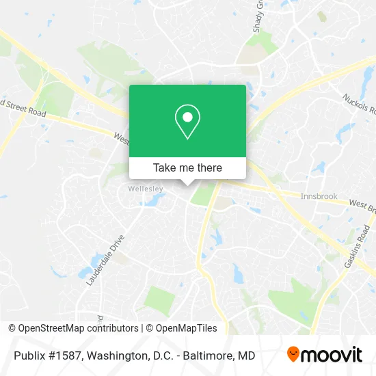 Publix #1587 map