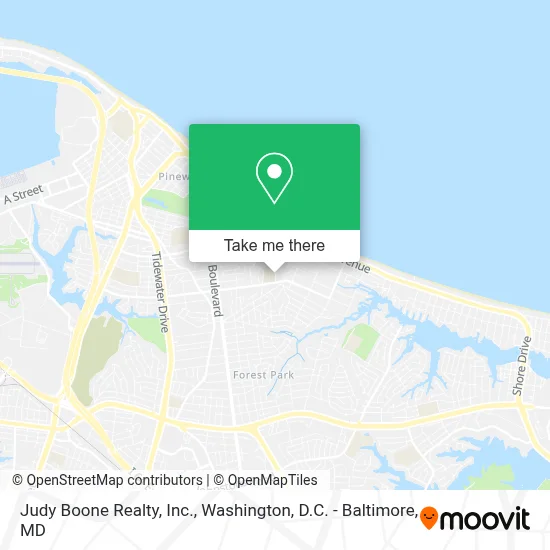 Judy Boone Realty, Inc. map
