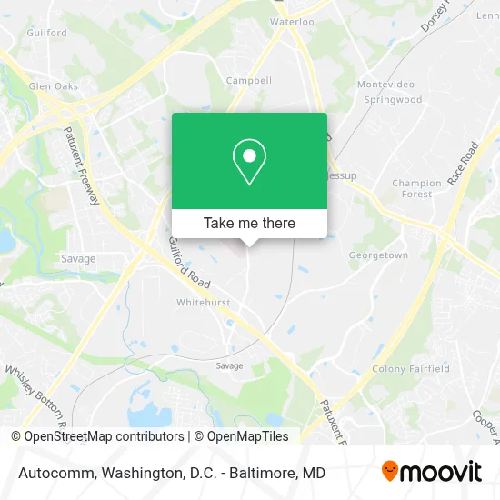 Autocomm map