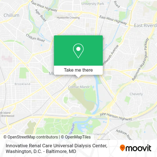 Innovative Renal Care Universal Dialysis Center map