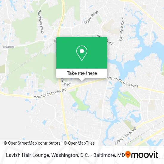 Lavish Hair Lounge map