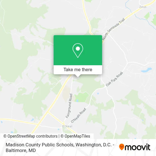 Madison County Public Schools map