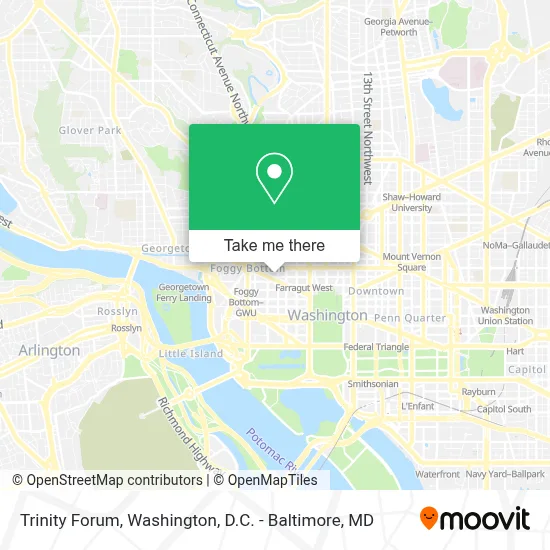 Trinity Forum map