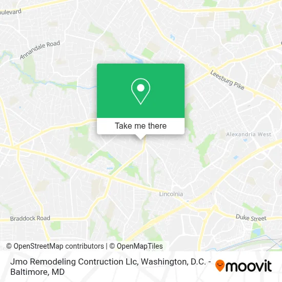 Jmo Remodeling Contruction Llc map