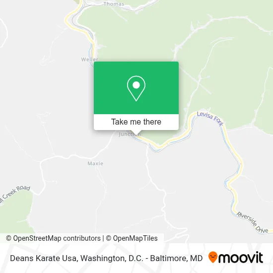 Deans Karate Usa map
