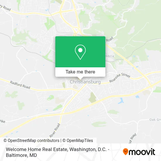 Welcome Home Real Estate map