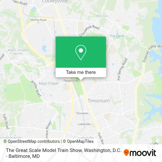 The Great Scale Model Train Show map