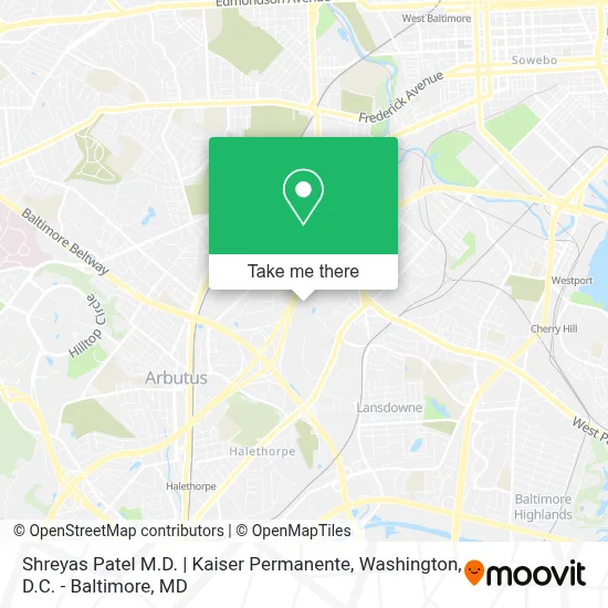 Shreyas Patel M.D. | Kaiser Permanente map