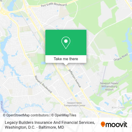 Legacy Builders Insurance And Financial Services map