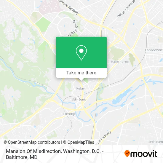 Mansion Of Misdirection map