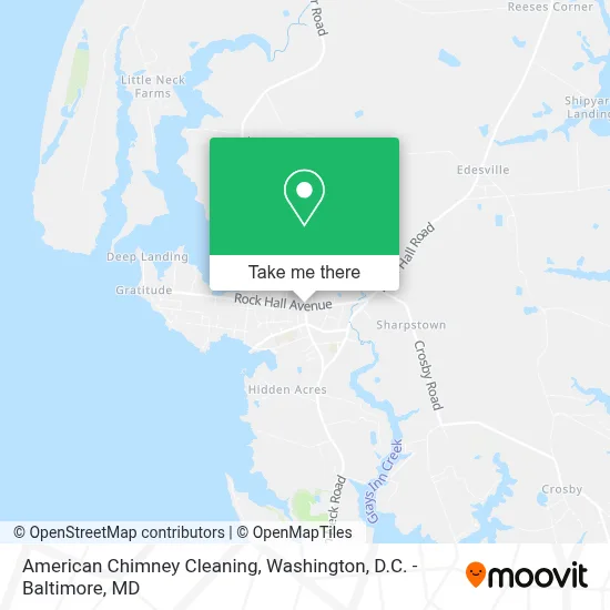 American Chimney Cleaning map