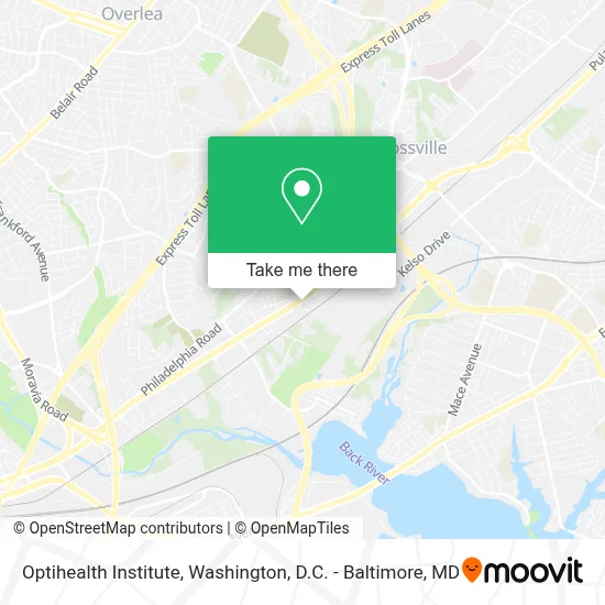 Optihealth Institute map