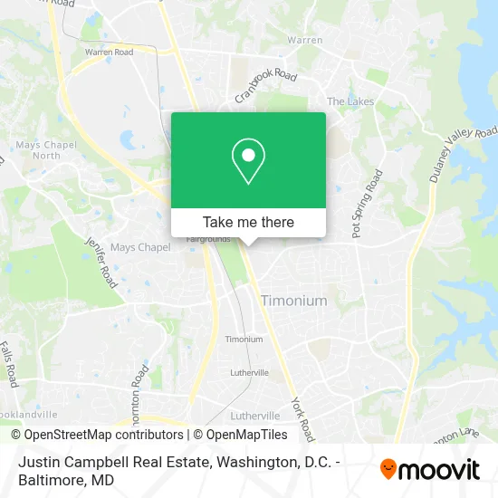 Justin Campbell Real Estate map
