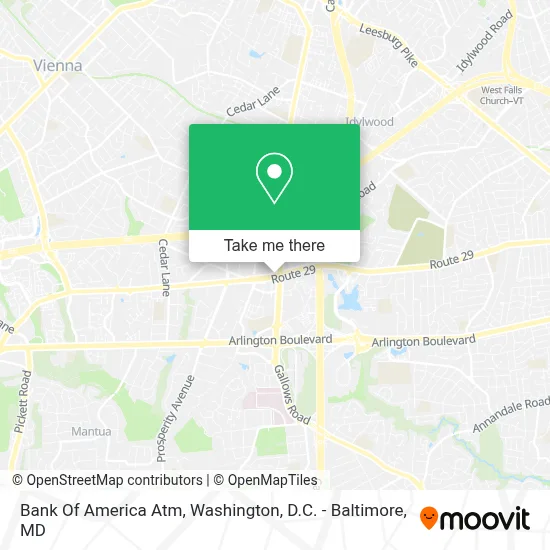 Bank Of America Atm map