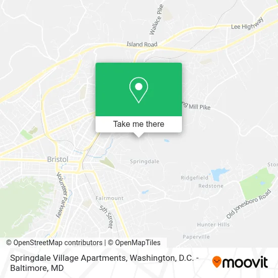 Springdale Village Apartments map