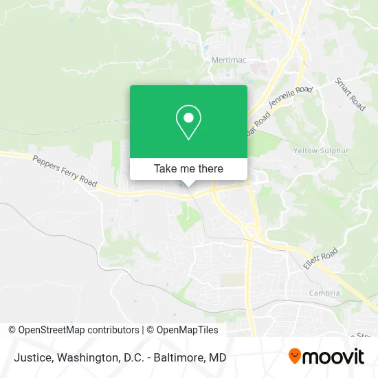 Justice map