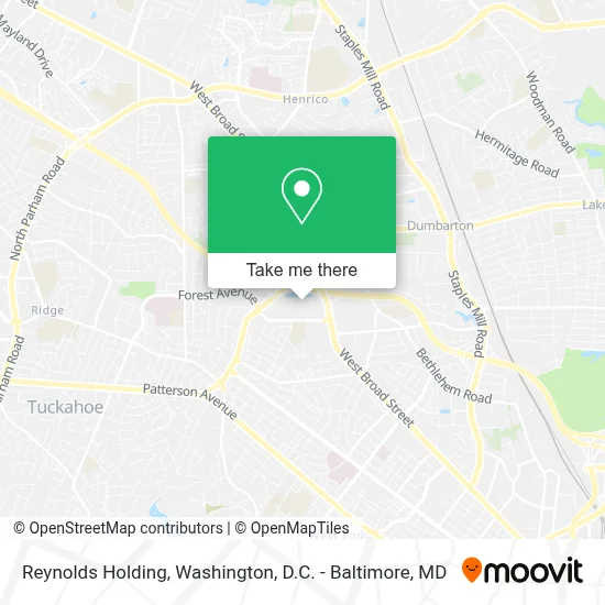 Reynolds Holding map