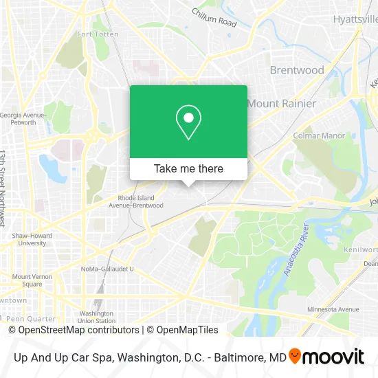 Up And Up Car Spa map